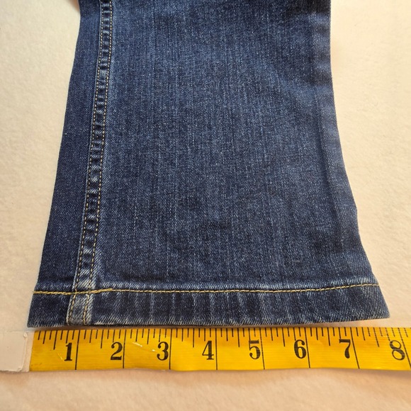 Harley Davidson Jeans Womens Size 31 35x33 Dark Wash Stretch Straight Motorcycle - Picture 15 of 15